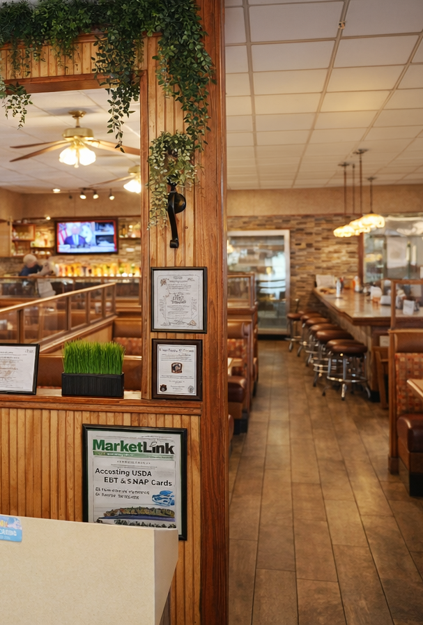 Largo Family Restaurant interior seating